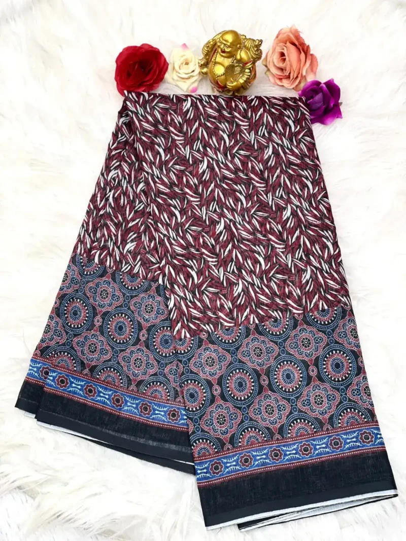 batik-printed-linen-cotton-silk-sarees