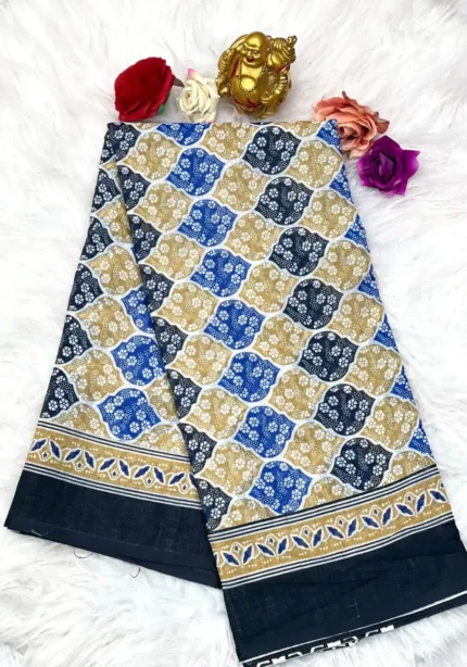 batik-printed-linen-cotton-silk-sarees