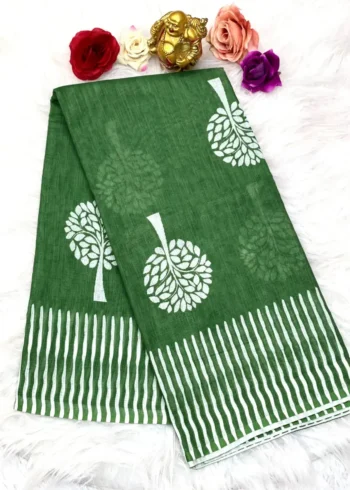 batik-printed-linen-cotton-silk-sarees