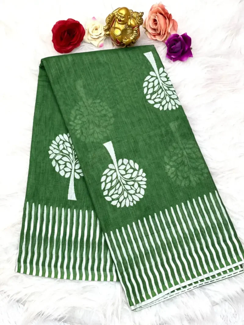 batik-printed-linen-cotton-silk-sarees