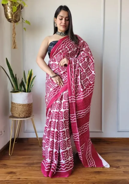 batik-printed-linen-cotton-silk-sarees