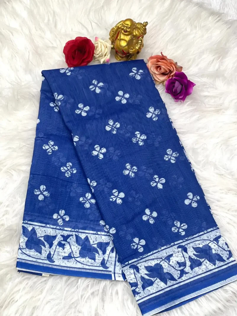 batik-printed-linen-cotton-silk-sarees