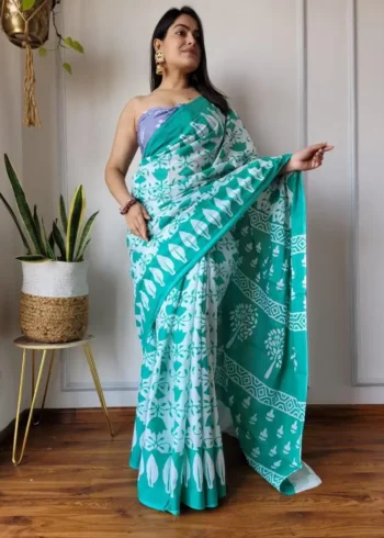 batik-printed-linen-cotton-silk-sarees