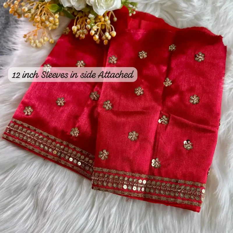 Beautiful Heavy Stars Beads Work Sabyasachi Neck Bridal Blouse