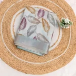 Linen Cotton Saree With Zari Border