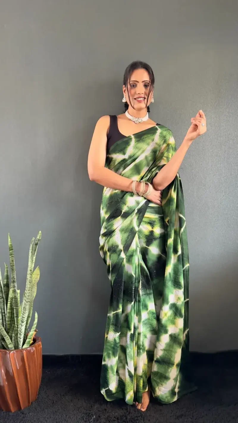 Ready to Wear Soft Nylon Rimzim Saree