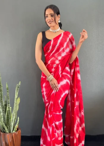 Ready to Wear Soft Nylon Rimzim Saree