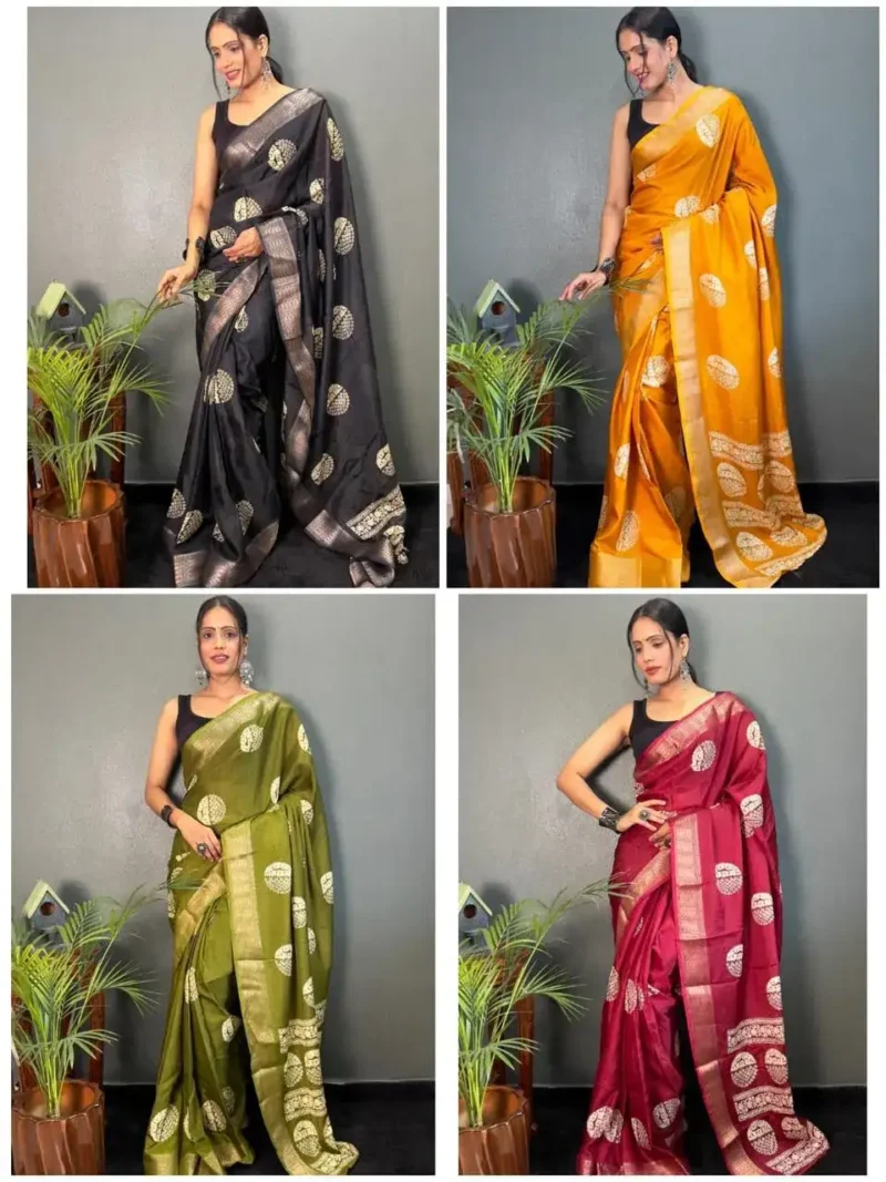 Soft Cotton Ready to Wear Saree