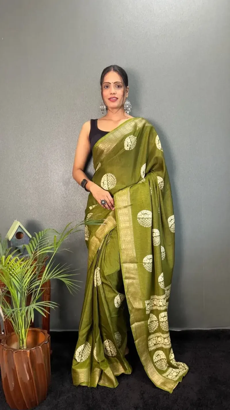 Soft Cotton Ready to Wear Saree