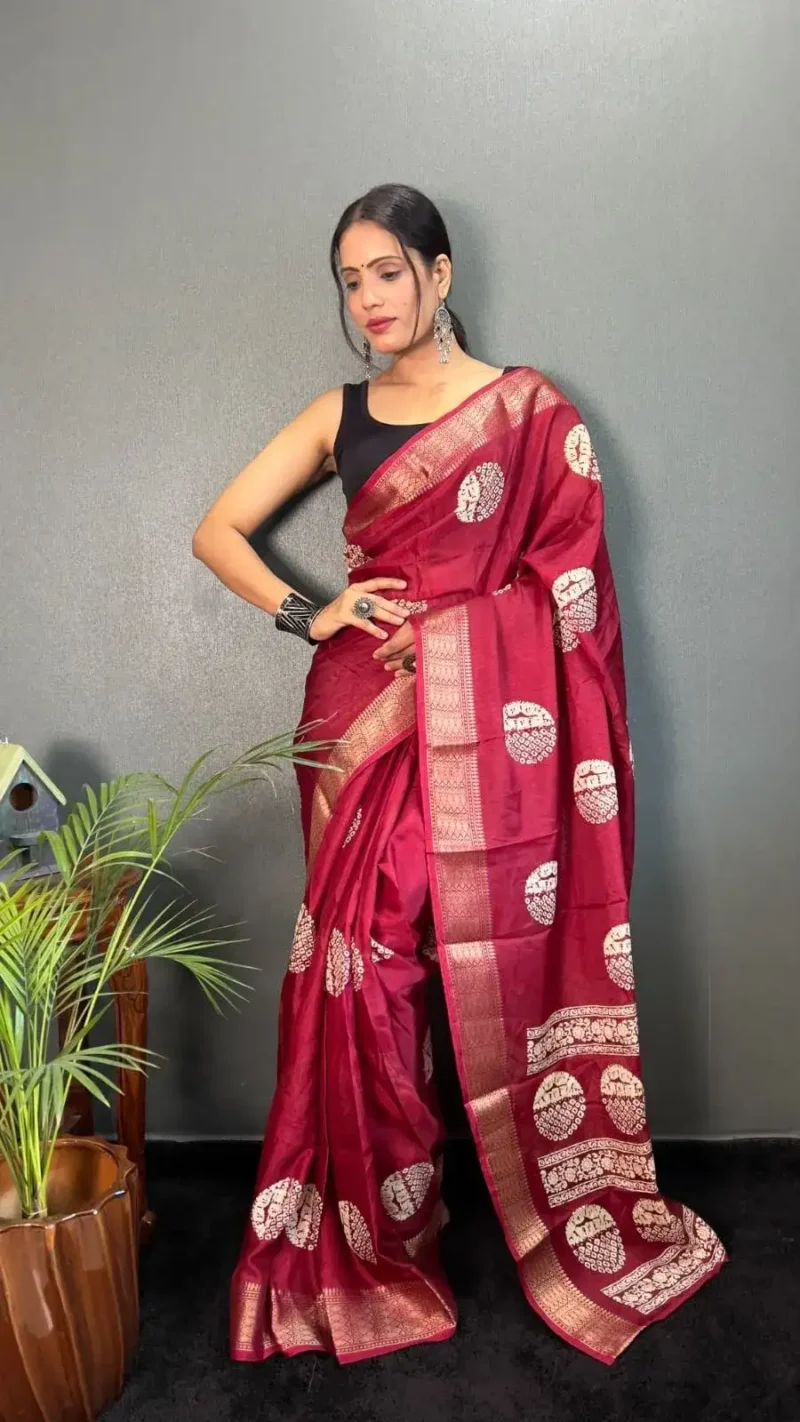 Soft Cotton Ready to Wear Saree
