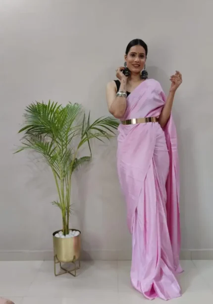 Soft Georgette 1 Minute Ready to Wear Saree