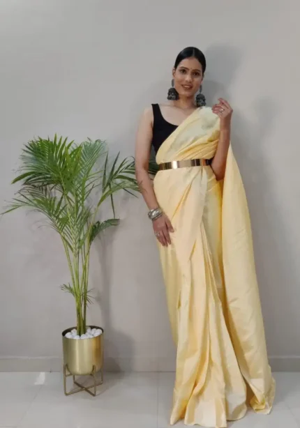 Soft Georgette 1 Minute Ready to Wear Saree