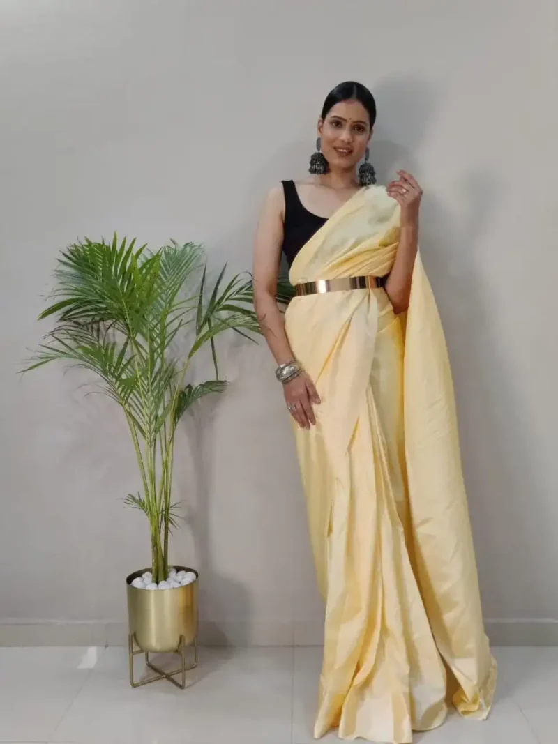 Soft Georgette 1 Minute Ready to Wear Saree