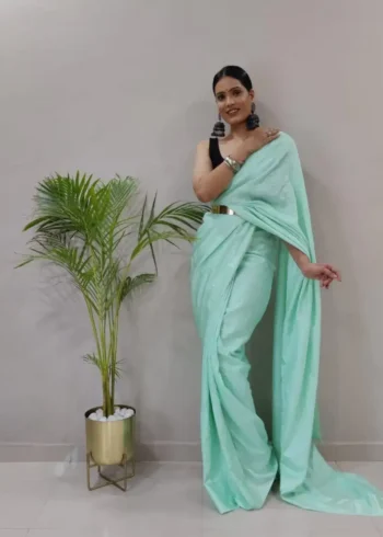 Soft Georgette 1 Minute Ready to Wear Saree