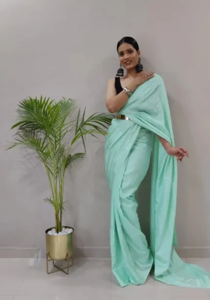 Soft Georgette 1 Minute Ready to Wear Saree