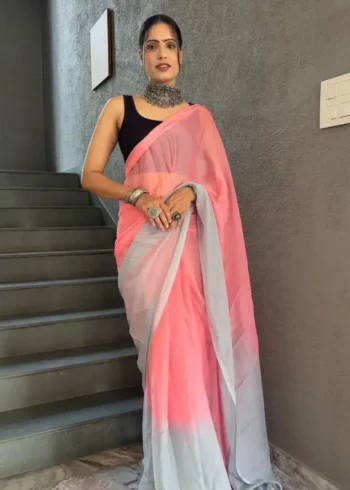 Soft Georgette 1 Minute Ready to Wear Saree Collection