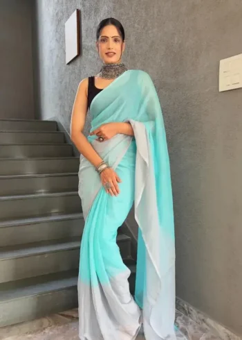 Soft Georgette 1 Minute Ready to Wear Saree Collection