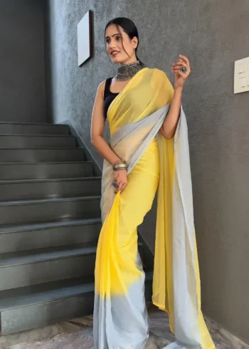 Soft Georgette 1 Minute Ready to Wear Saree Collection