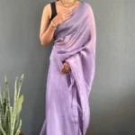 Soft Gold Crush 1minute Ready to Wear Saree