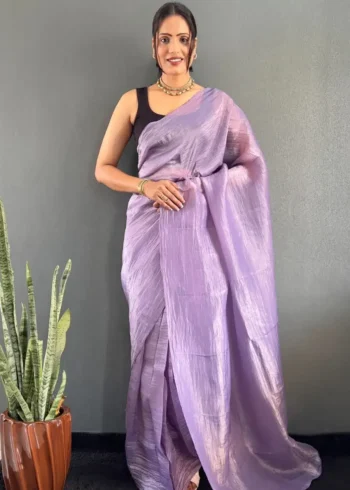 Soft Gold Crush 1minute Ready to Wear Saree