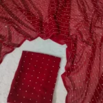 Designer Swarovski Diamond Work Party Wear Georgette Saree