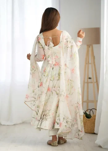 Heavy Pure Soft Organza Silk Printed Anarkali Suit Gown