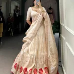 Pure Shimmer Mirror and Beads Moti Hand Work Lehenga Choli