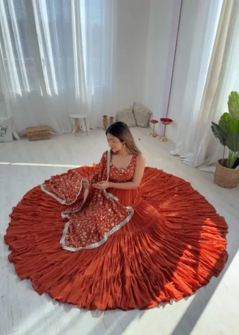 Pure Soft Fox Georgette Stylish Designer Anarkali Gown