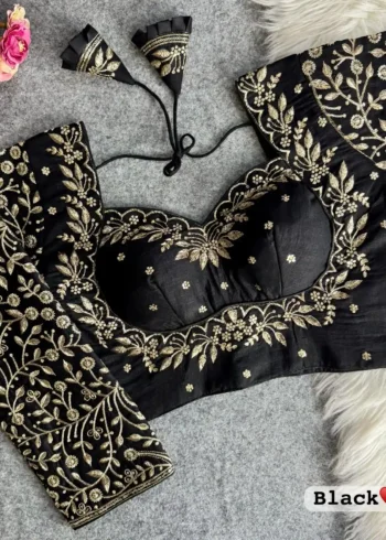 Royal Mumtaz Style Long Sleeves Embroidere Bridal Blouse