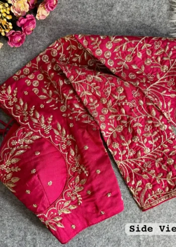Royal Mumtaz Style Long Sleeves Embroidere Bridal Blouse