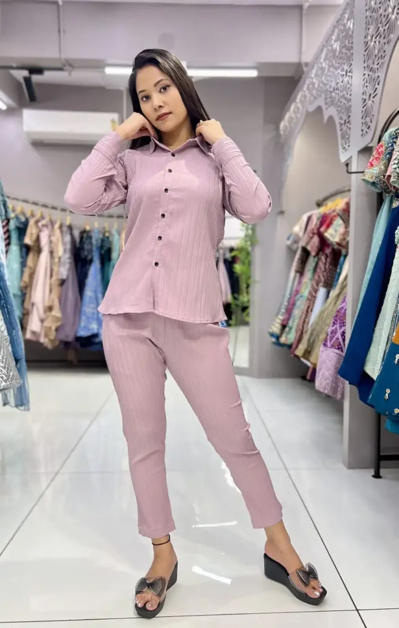 Sugarcane Designer Womens Shirt Pant for Office Wear