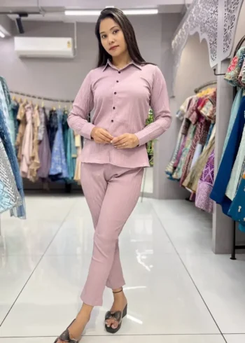Sugarcane Designer Womens Shirt Pant for Office Wear
