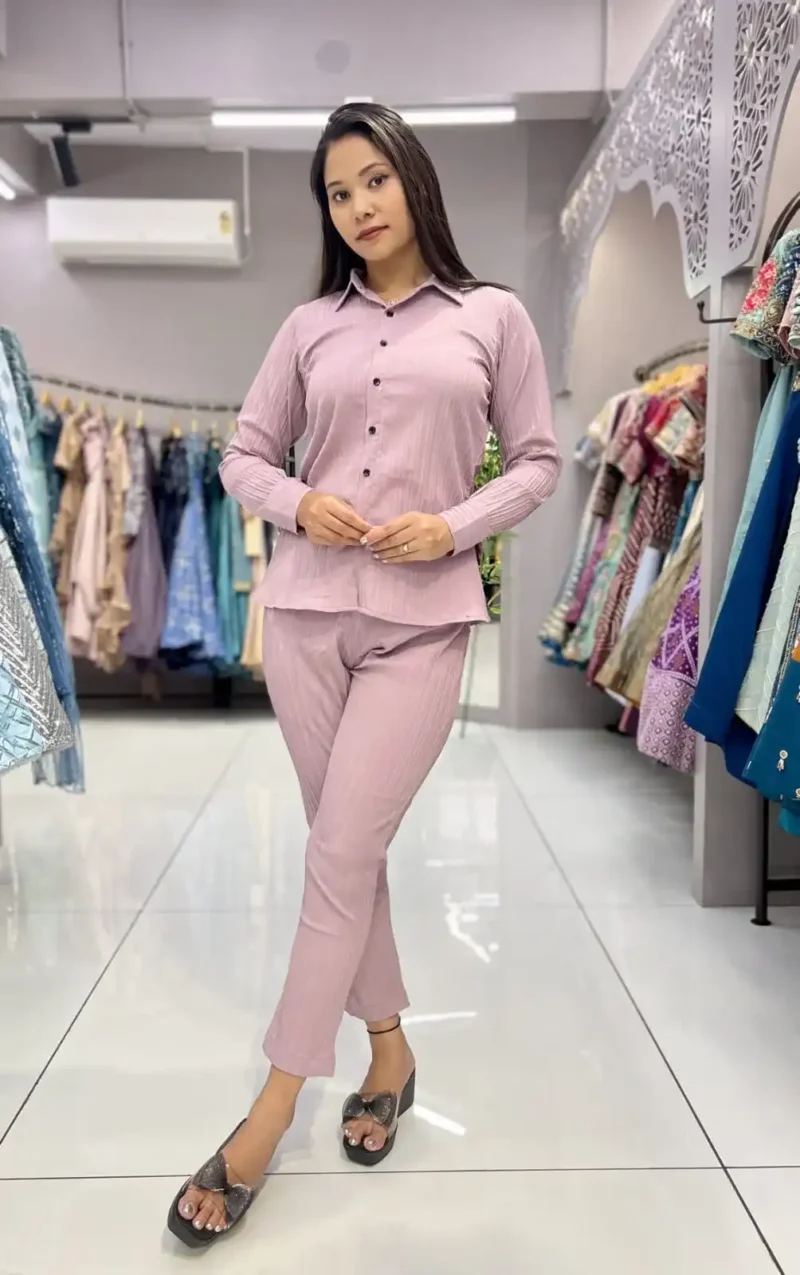 Sugarcane Designer Womens Shirt Pant for Office Wear