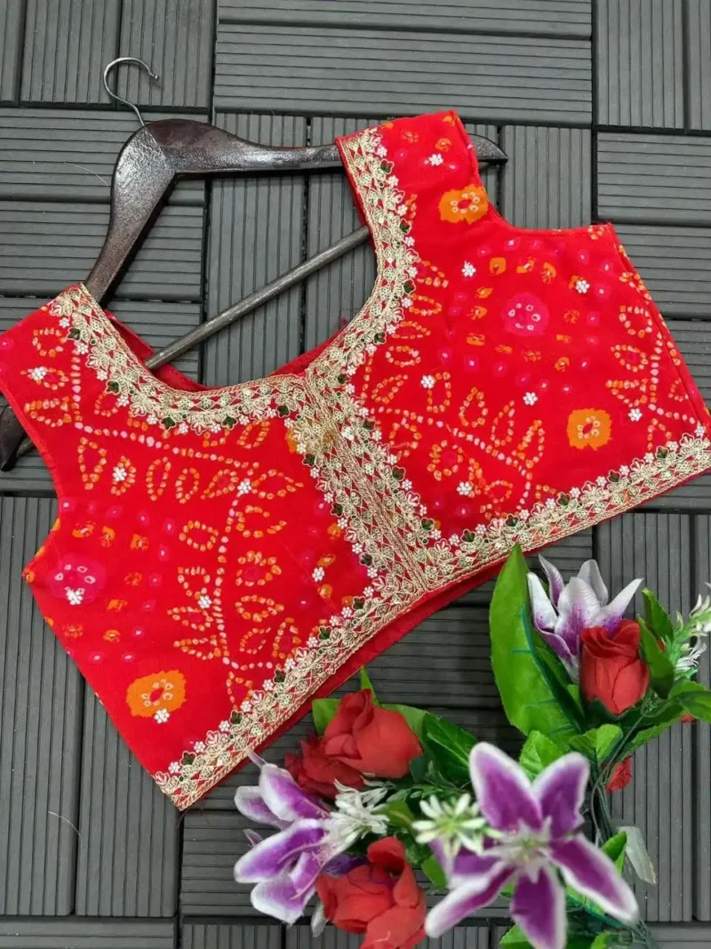 Super Trending Party Wear Georgette Shrug With Lehenga