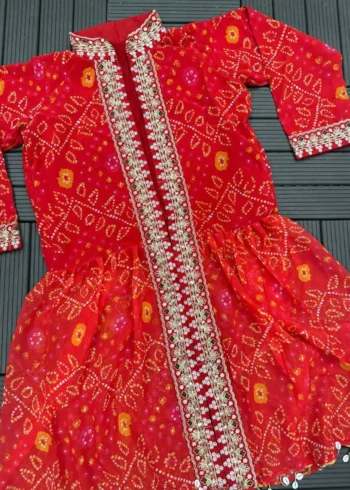 Super Trending Party Wear Georgette Shrug With Lehenga