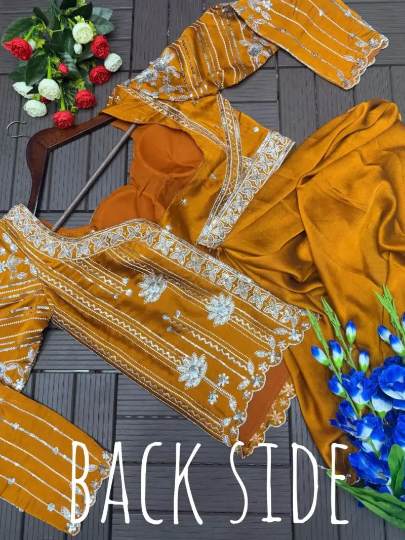 Sequence Embroidered Indowestern Wedding Lehenga Choli
