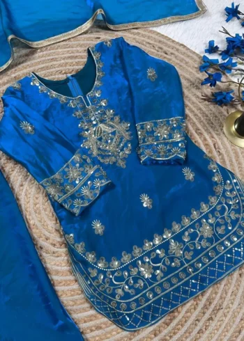 Designer Kids Top And Palazzo Suit For Eid And Ramzan