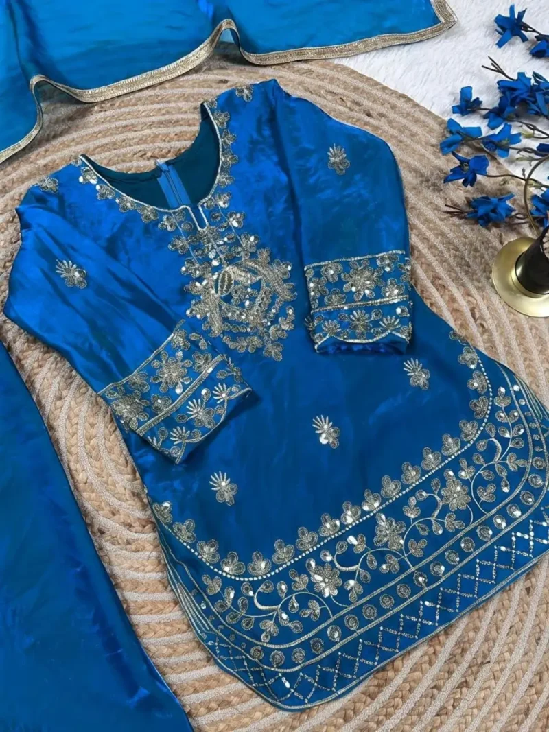 Designer Kids Top And Palazzo Suit For Eid And Ramzan