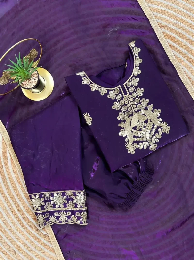 Designer Kids Top And Palazzo Suit For Eid And Ramzan