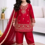 Designer Kids Top And Palazzo Suit For Eid And Ramzan