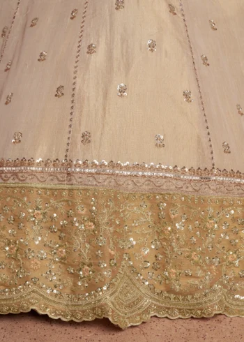 Dreamy Designer Girlish Lehenga With Handcrafted Embellishments For Engagement
