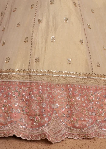 Dreamy Designer Girlish Lehenga With Handcrafted Embellishments For Engagement