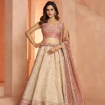 Dreamy Designer Girlish Lehenga With Handcrafted Embellishments For Engagement