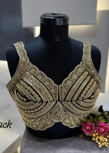 Heavy Beads Sequence Work Girlies Pattern Designer Blouse