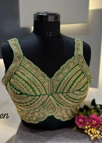 Heavy Beads Sequence Work Girlies Pattern Designer Blouse