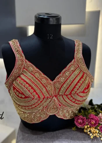 Heavy Beads Sequence Work Girlies Pattern Designer Blouse