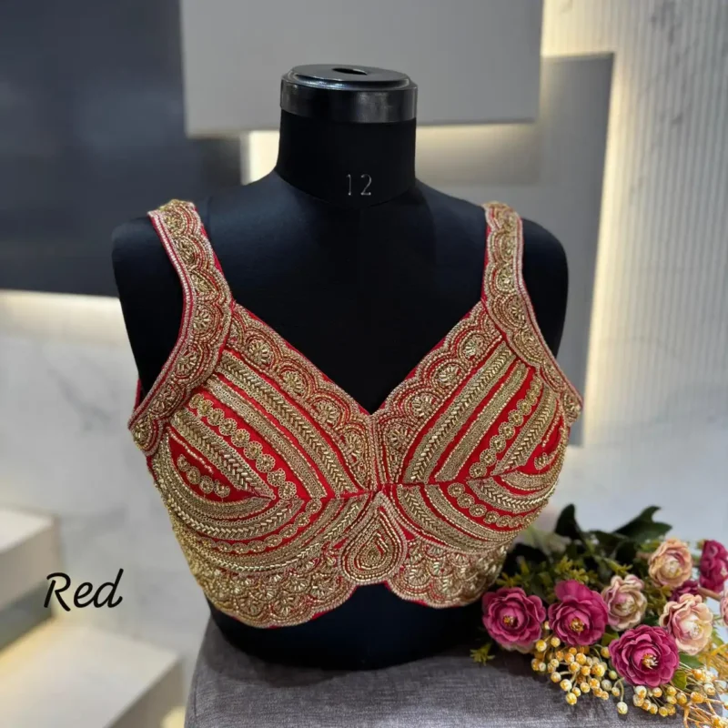 Heavy Beads Sequence Work Girlies Pattern Designer Blouse