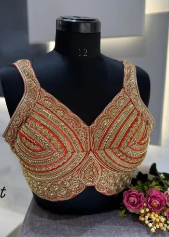 Heavy Beads Sequence Work Girlies Pattern Designer Blouse