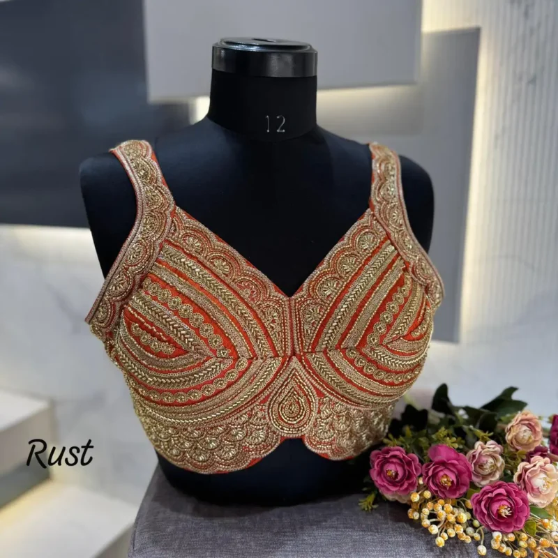 Heavy Beads Sequence Work Girlies Pattern Designer Blouse