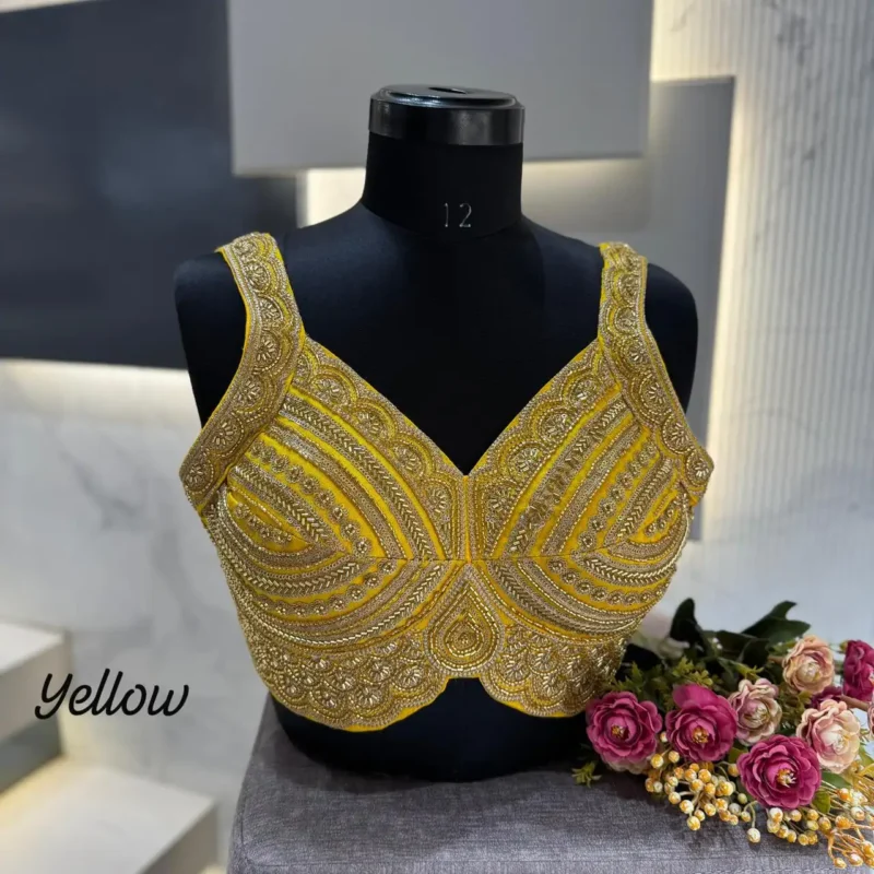 Heavy Beads Sequence Work Girlies Pattern Designer Blouse